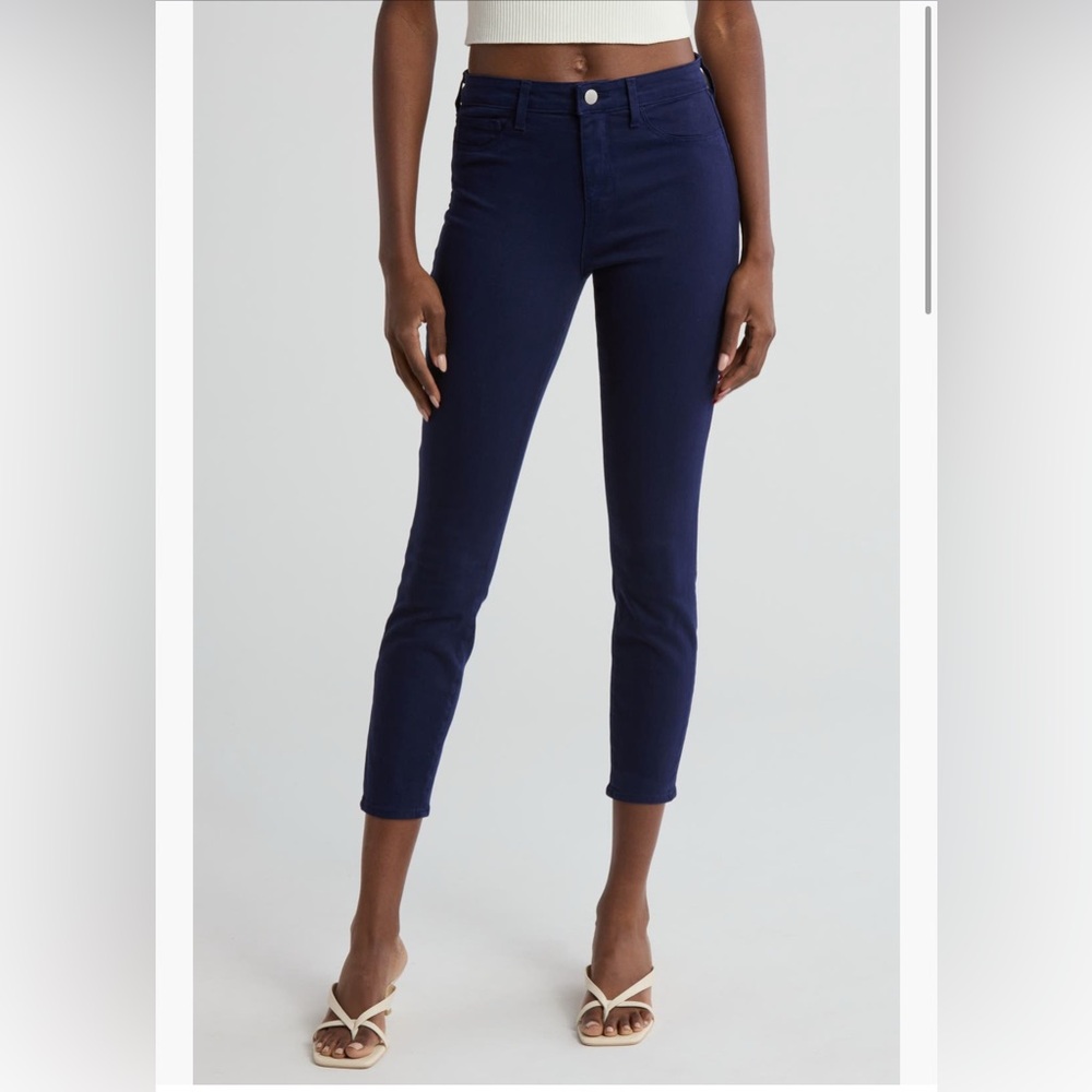 L'AGENCE Women's Skinny Jeans in Navy Blue